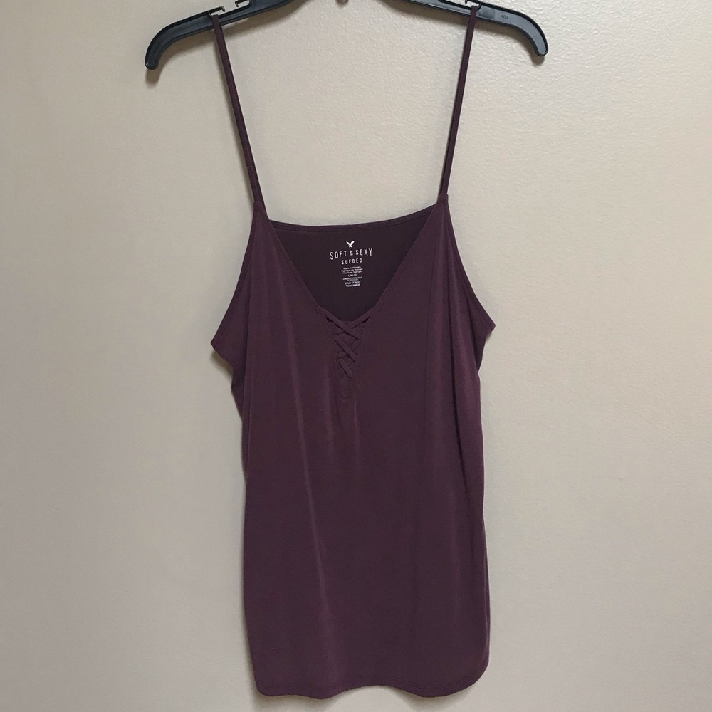 American Eagle Plum Tank Top
